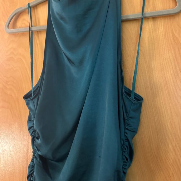 A.L.C teal midi dress - Picture 4 of 5